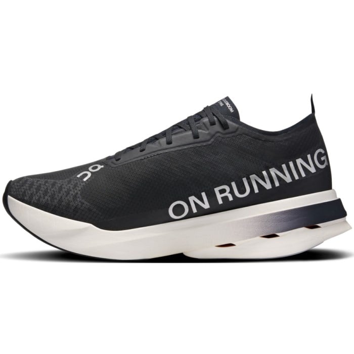 On Running Cloudboom Strike - Mens Road Racing Shoes - Black/White