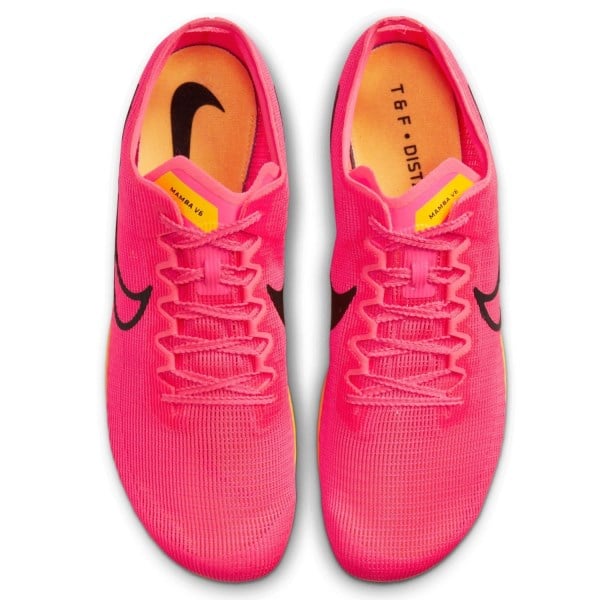 Nike Zoom Mamba VI - Mens Long Distance Track Spikes - Hyper Pink/Black/Laser Orange