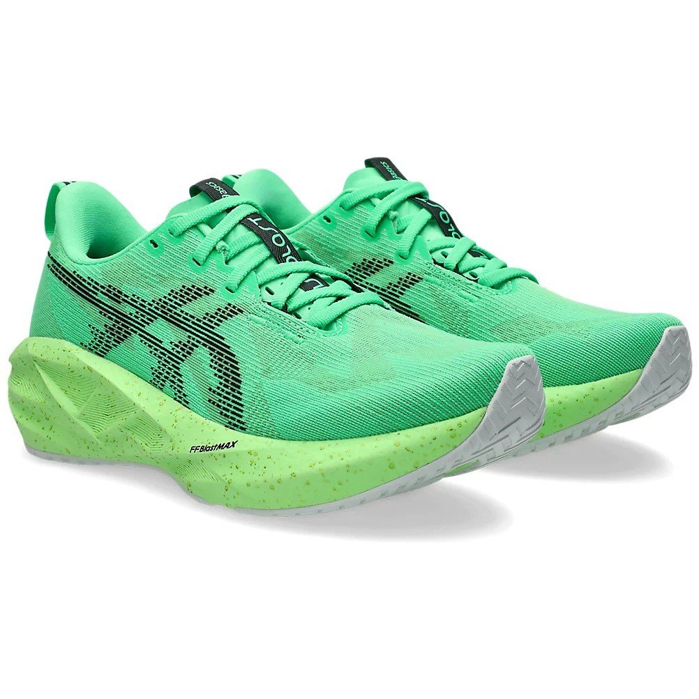 Asics NovaBlast 5 Ekiden - Womens Running Shoes - Vital Green/Black