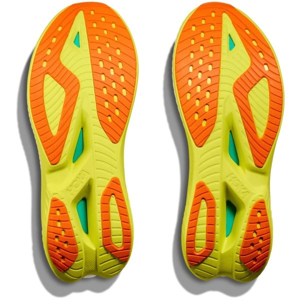 Hoka Mach X 2 - Mens Running Shoes - Frost/Citrus
