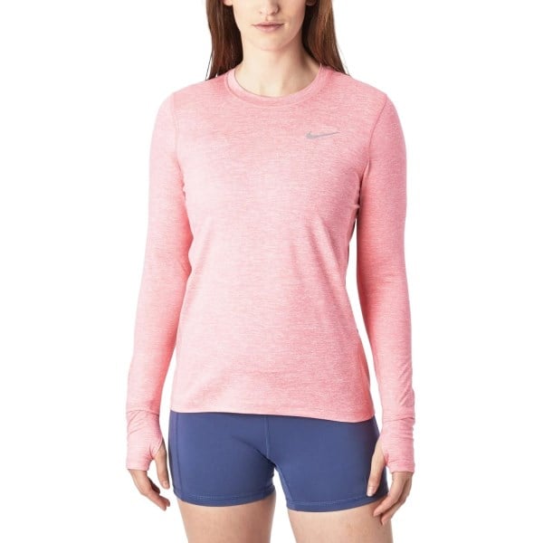 element nike women's long sleeve running shirts & tops