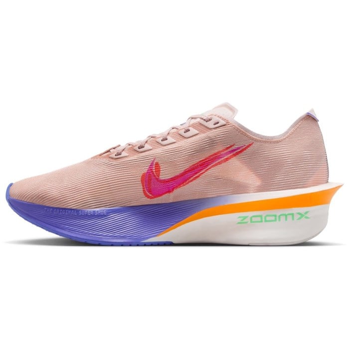 Nike ZoomX Vaporfly 4 EK - Mens Racing Shoes - Slit Red/Green Shock/Fire Pink