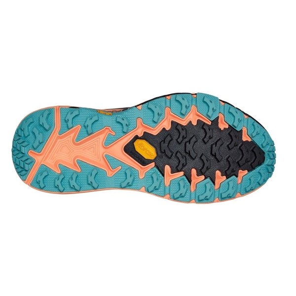 Hoka Speedgoat 4 - Womens Trail Running Shoes - Aquarelle/Cantaloupe