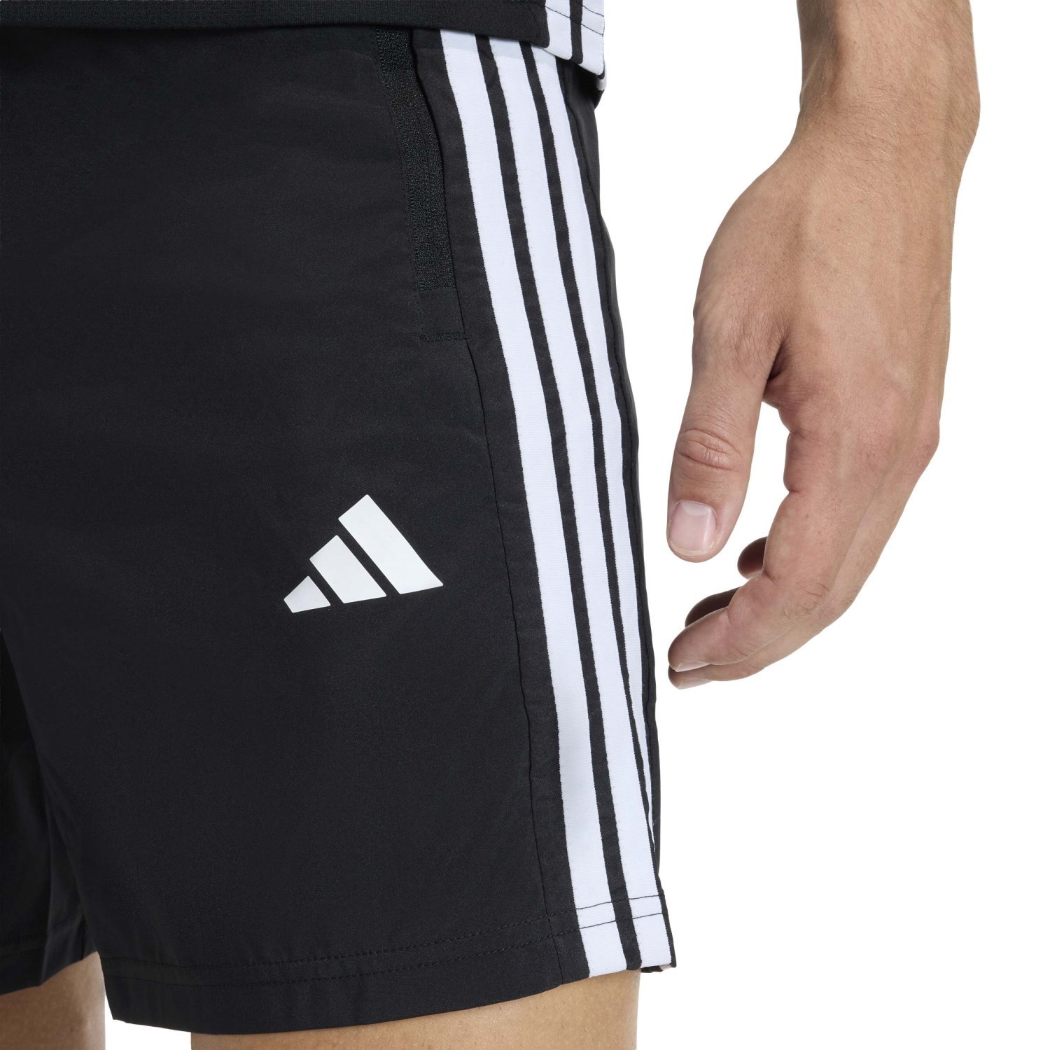 adidas Workout Essentials Mens 7 Inch Woven Shorts - Black/White