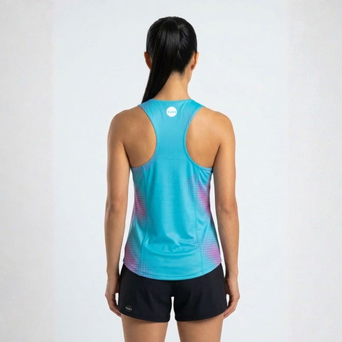 SUB4 Womens Elite Running Singlet - Fusion Blue