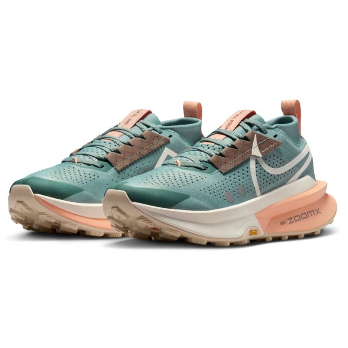 Nike ZoomX Zegama Trail 2 - Womens Trail Running Shoes - Cannon/Soft Pearl/Orange Chalk