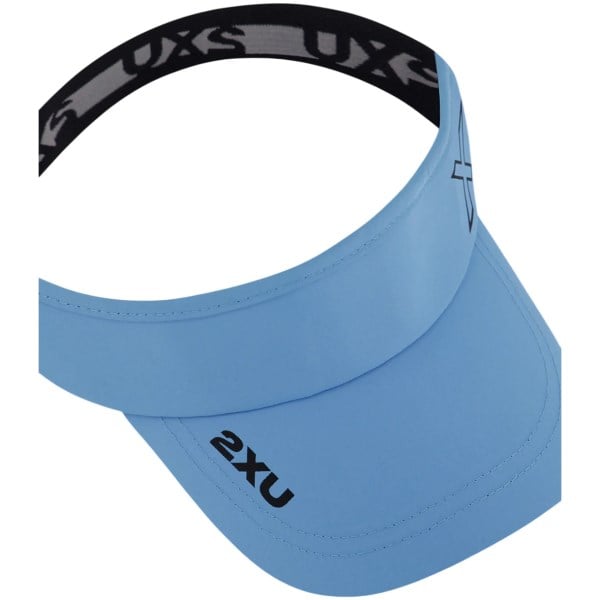 2XU Performance Running Visor - Azure Blue/Black