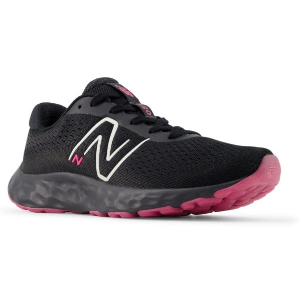 New Balance 520v8 - Womens Running Shoes - Black/Hi-Pink/Phantom