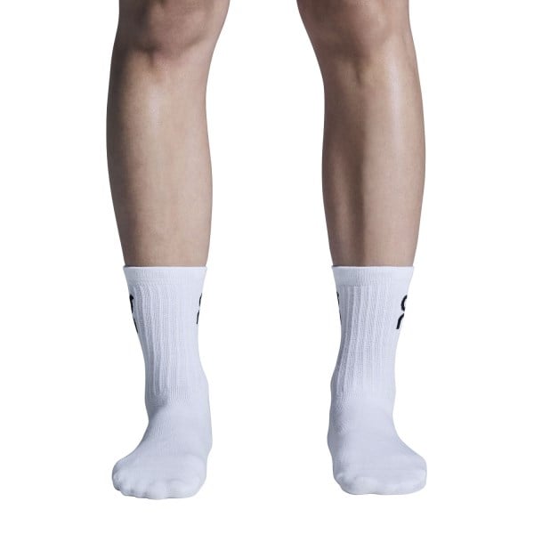 On Running Crew Logo Sock High - 3 Pack - White