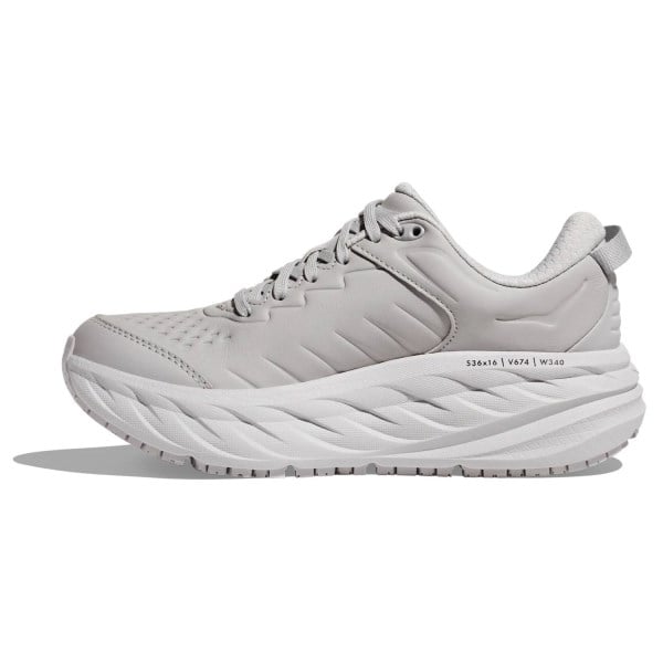 Hoka Bondi SR - Womens Walking Shoes - Harbor Mist/Lunar Rock