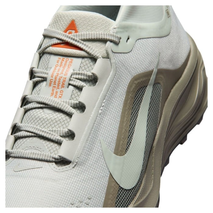 Nike ACG Pegasus Trail GTX - Mens Trail Running Shoes - Light Silver/Light Silver/Light Army - image 6