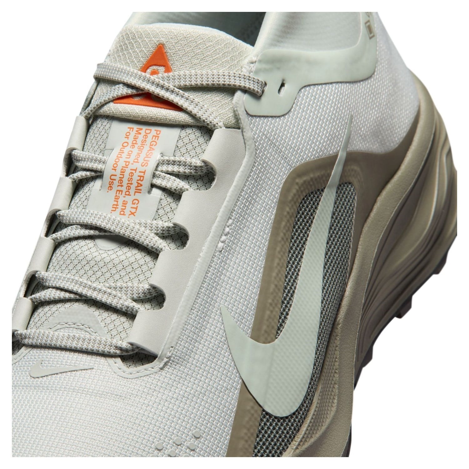 Nike ACG Pegasus Trail GTX - Mens Trail Running Shoes - Light Silver/Light Silver/Light Army - image 6