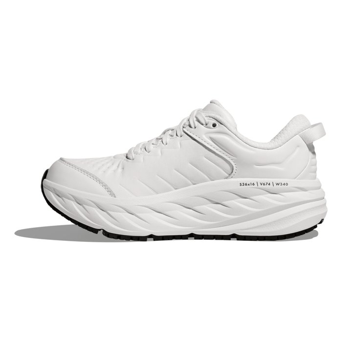 Hoka Bondi SR - Womens Walking Shoes - Frost/White