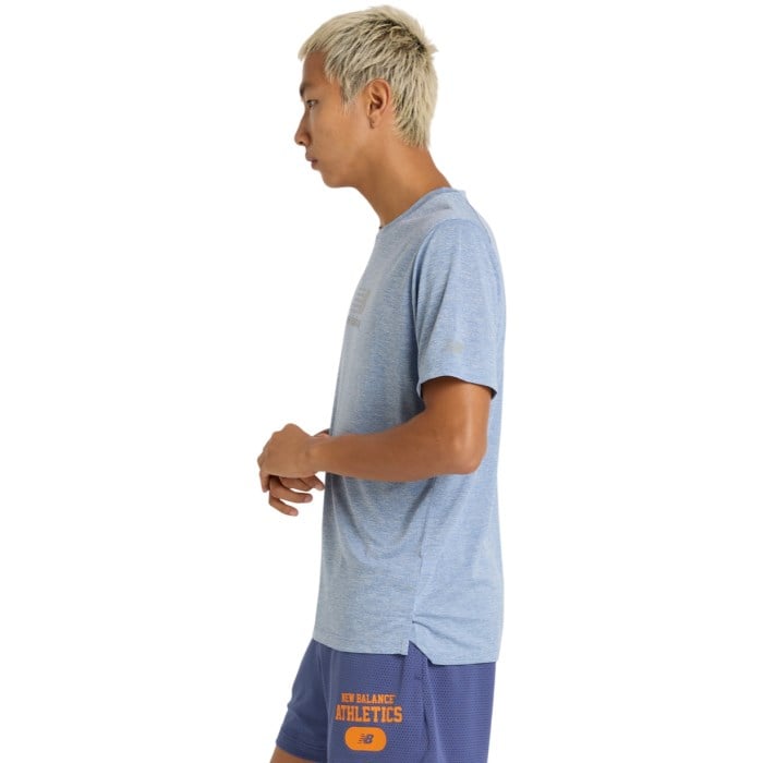 New Balance Athletics Reflective Graphic Mens Running T-Shirt - Dusk Shower