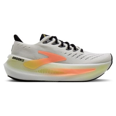 Brooks Glycerin Max 2 - Womens Running Shoes - White/CyberYellow/Nightlife