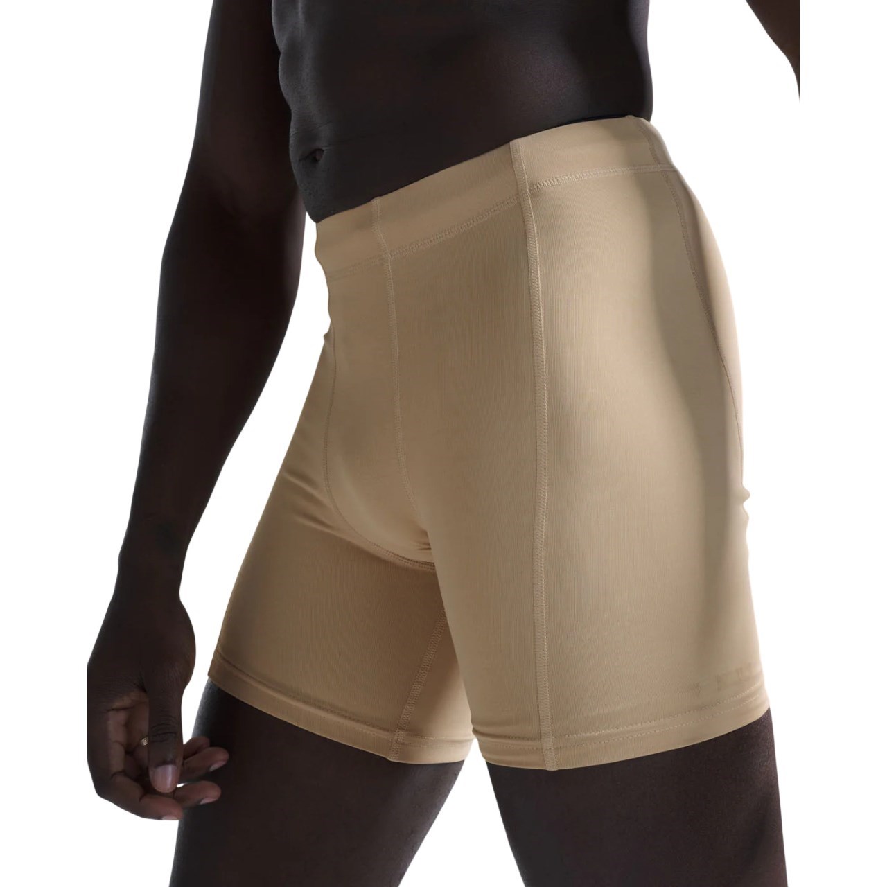 2XU Compression Mens Half Shorts - Beige/Beige