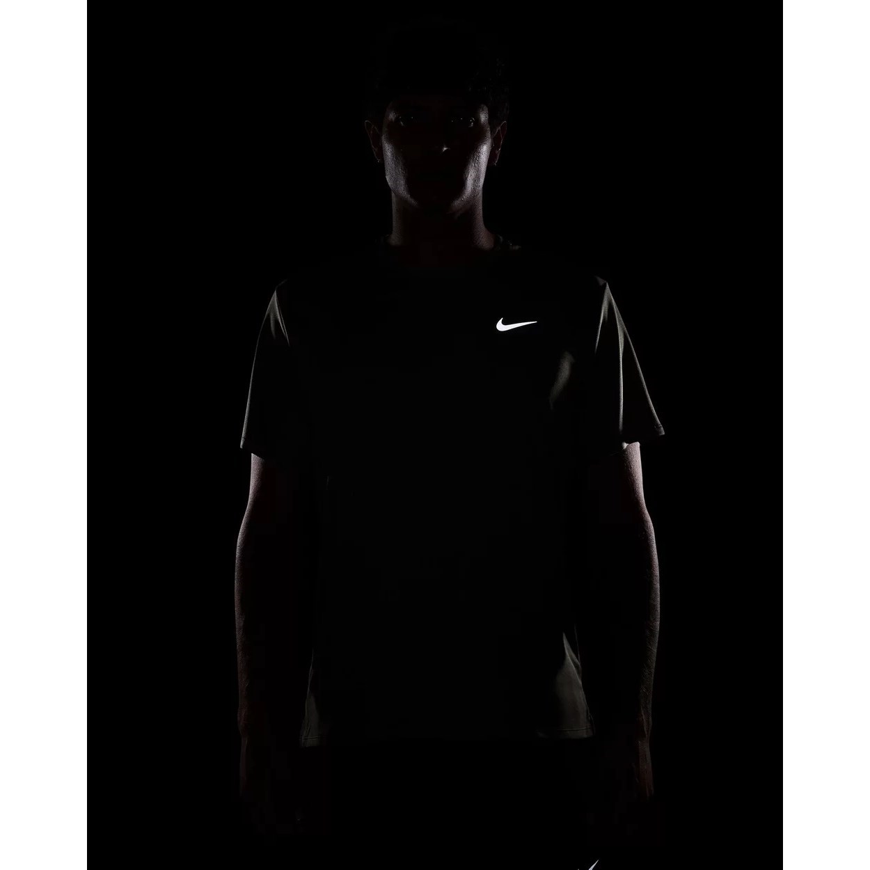 Nike Dri-Fit UV Miler Mens Running T-Shirt - Dark Hazel/Reflective Silver