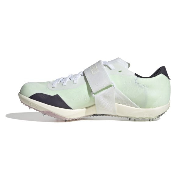 Adidas Adizero HJ - Unisex High Jump Spikes - Cloud White/Core Black/Green Spark