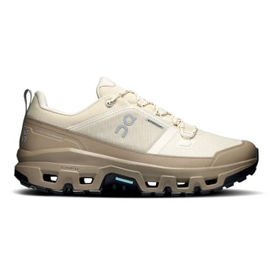 On Cloudrock Low Waterproof - Mens Hiking Shoes - Grain/Soba