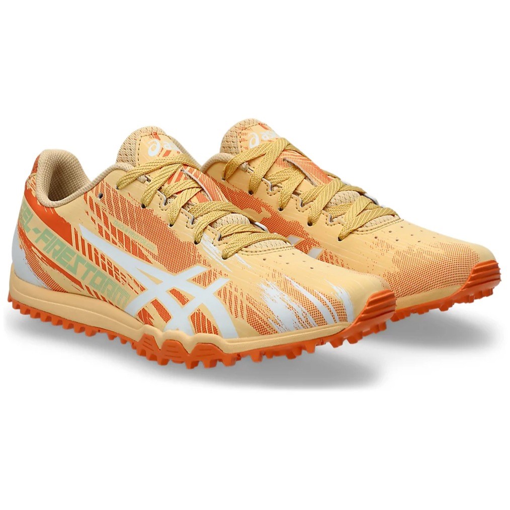 Asics Gel Firestorm 5 - Kids Racing Waffles - Light Orange/White