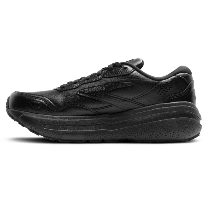 Brooks Ghost Max 2 Leather - Mens Running Shoes - Black/Black
