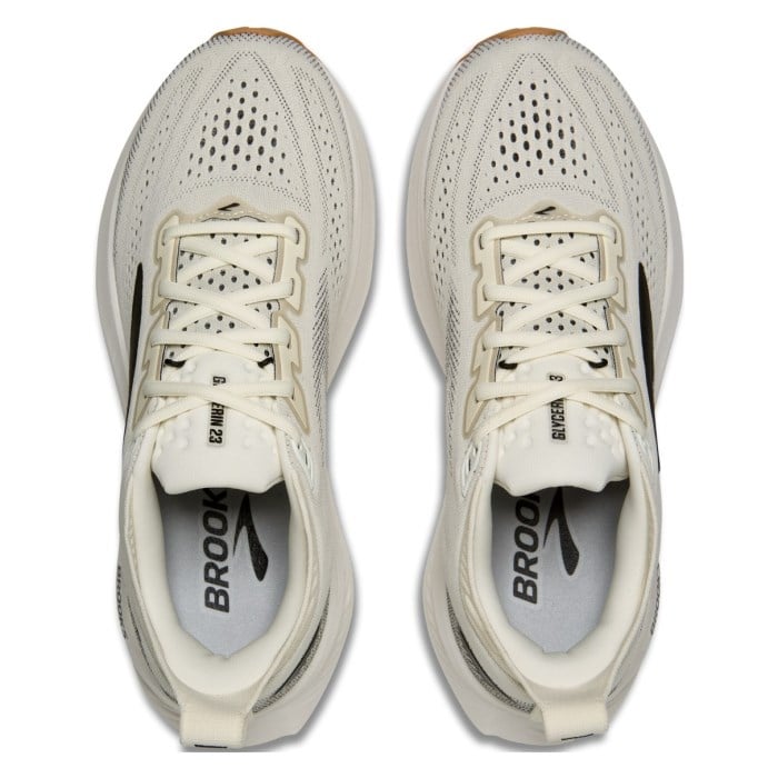 Brooks Glycerin 23 - Womens Running Shoes - White/Black/Biscuit - image 3