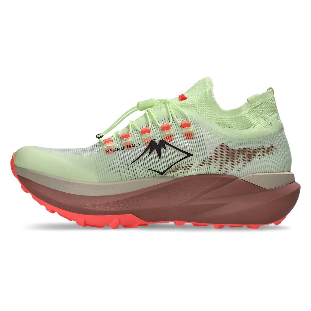 Asics Metafuji Trail 2 - Unisex Trail Running Shoes - Illuminate Yellow/Dark Aubergine - image 2