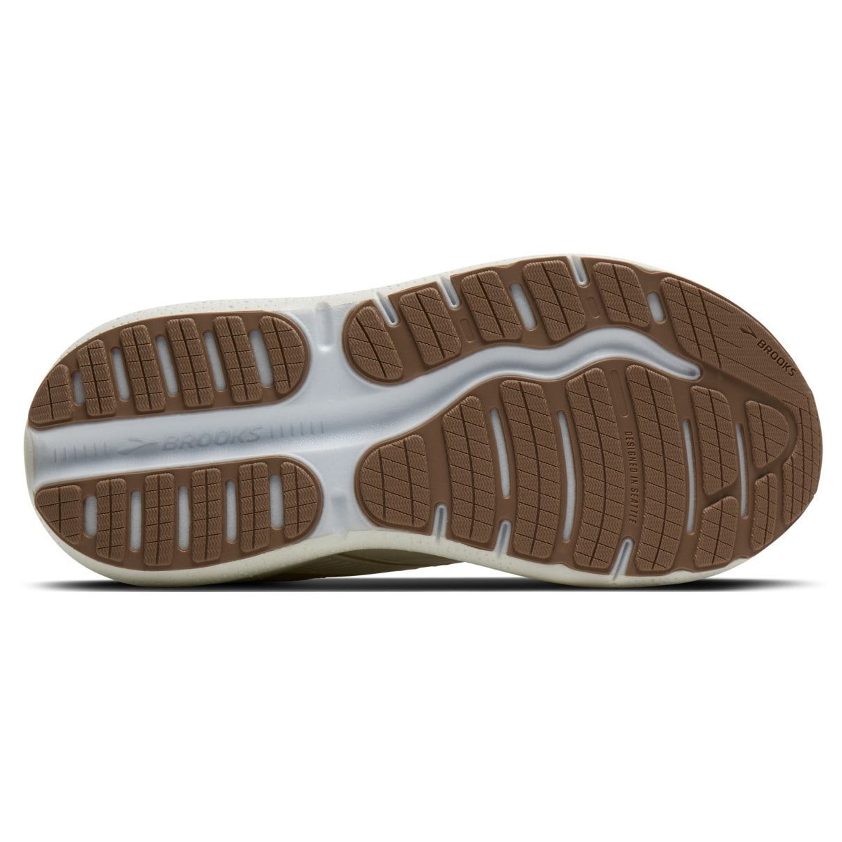 Brooks Ghost Max 2 Suede - Womens Walking Shoes - Star/Sand/Portabella