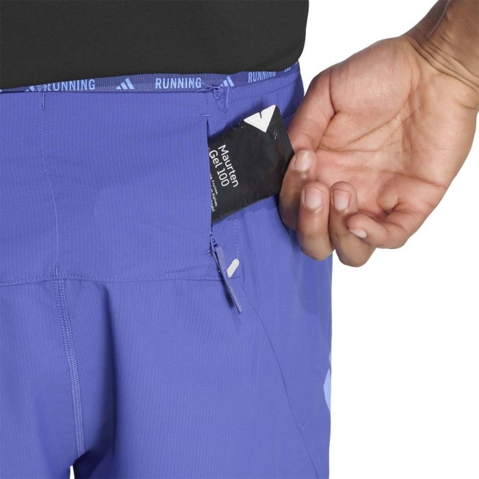 adidas ADI365 Formotion 7 inch Mens Running Shorts - Dual Indigo - image 6