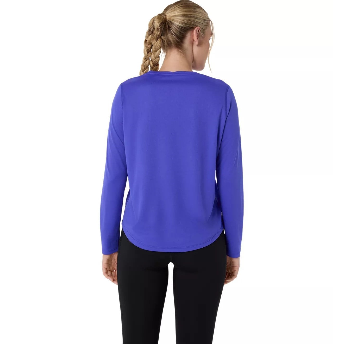 Asics Silver Womens Long Sleeve Running Top - Cobalt Burst