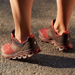 On Cloudace Classic - Womens Running Shoes - Ruby/Lava