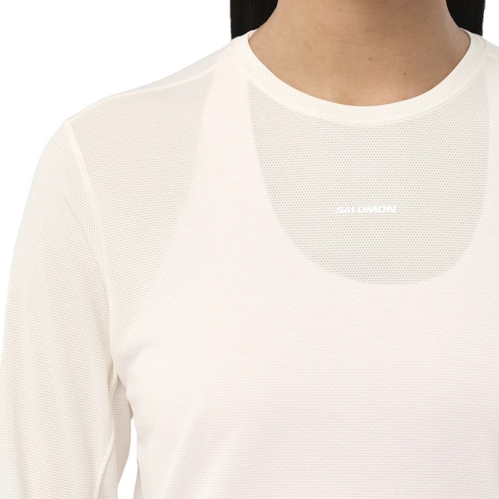 Salomon Shakeout Core Womens Long Sleeve Running T-Shirt - Whisper - image 4