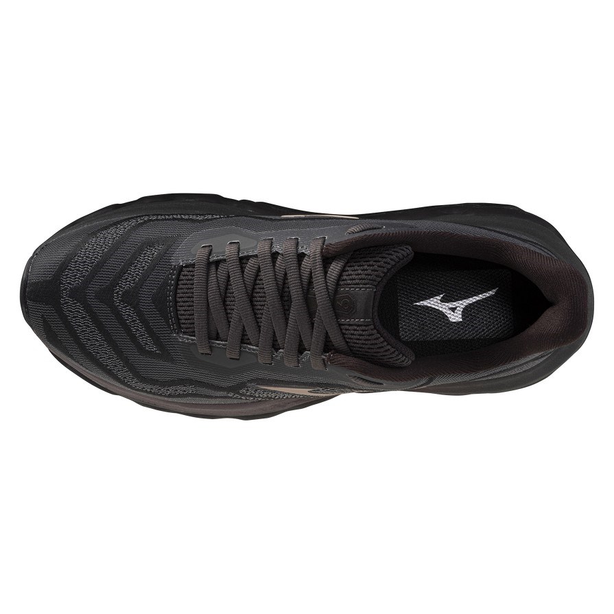 Mizuno Wave Horizon 9 - Women Running Shoes - Phantom/Dystopic Ray/Black - image 3