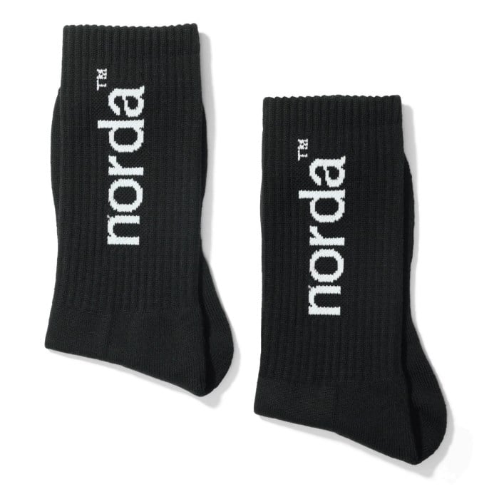 Norda Retro - Unisex Crew Socks - Black - image 3