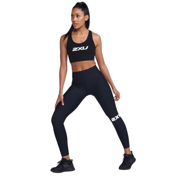 2XU Motion Sculpt Hi-Rise Womens Compression Tights - Black/White
