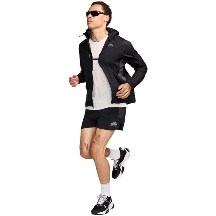 Nike Trail Aireez Mens Running Jacket - Black/Anthracite/Summit White