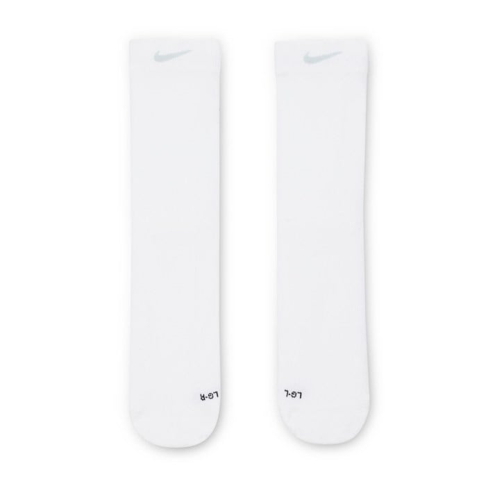 Nike Run Lightweight Unisex Crew Socks - White/Black/Pure Platinum - image 3