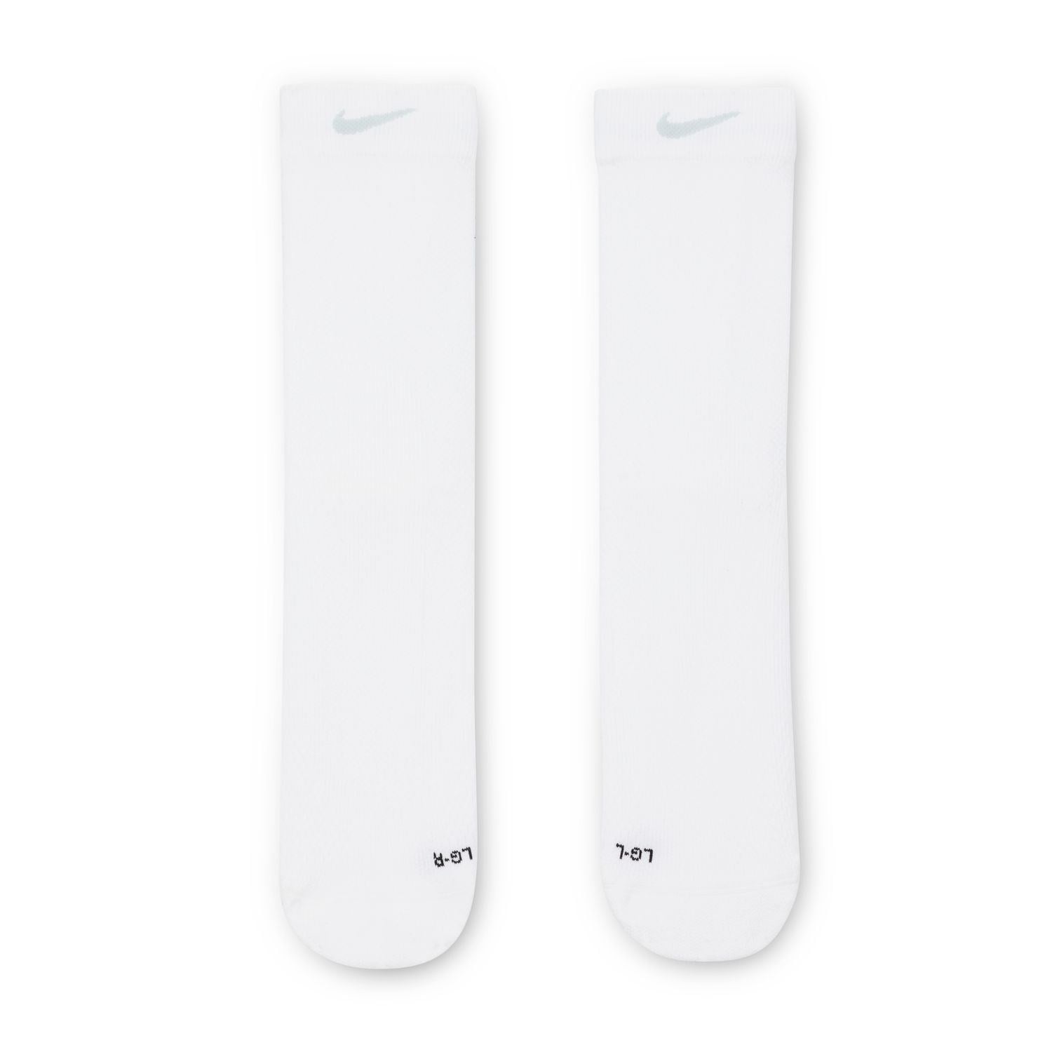 Nike Run Lightweight Unisex Crew Socks - White/Black/Pure Platinum - image 3