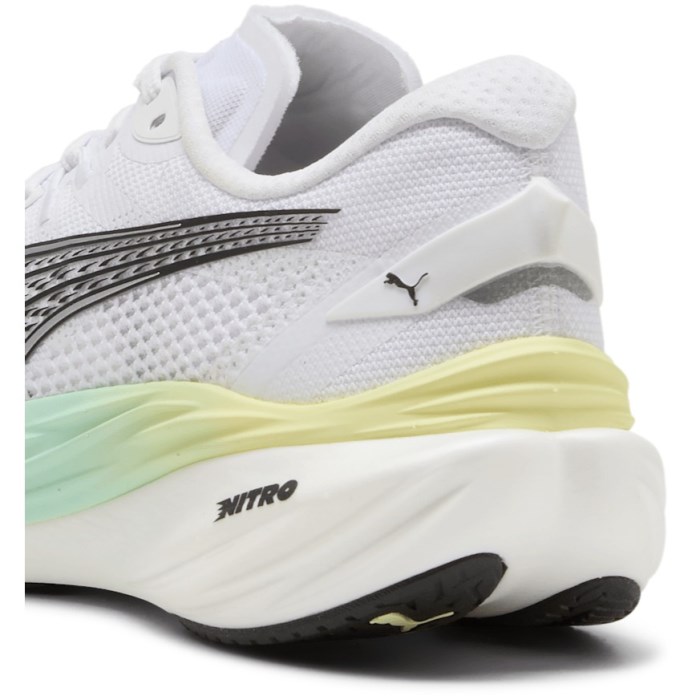 Puma Deviate Nitro 3 - Womens Running Shoes - White/Mint Melt