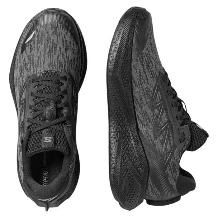 Salomon Aero Glide 4 - Mens Running Shoes - Black/Black/Asphalt - image 3