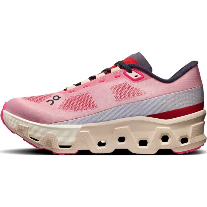 On Cloudmonster Hyper - Womens Running Shoes - Red/Cream