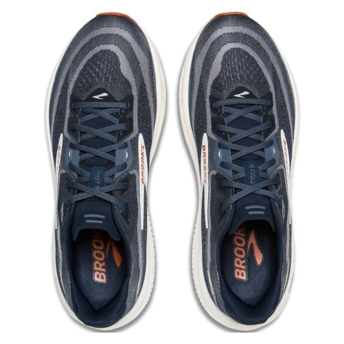 Brooks Ghost 18 - Mens Running Shoes - Navy Blazer/Red Earth/Black - image 3