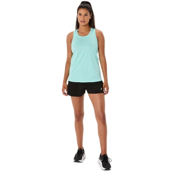 Asics Silver Womens Running Tank Top - Illuminate Mint