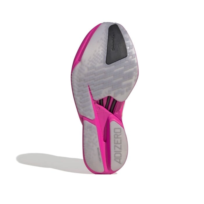 adidas Adizero Adios Pro 4 - Womens Racing Shoes - Shock Pink/Zero Metallic/Aurora Plum