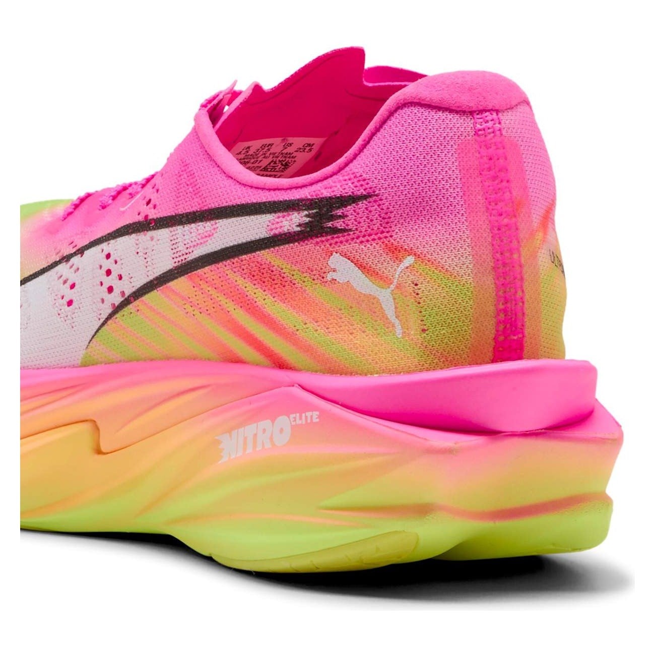Puma Deviate Nitro Elite 4 Showtime - Womens Running Shoes - Poison Pink/Yellow Alert/Bright