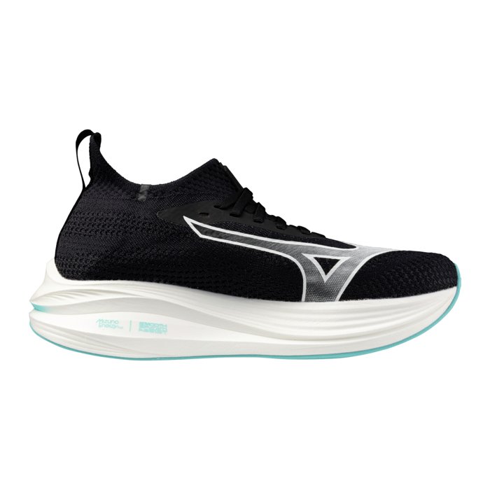 Mizuno Neo Zen - Womens Running Shoes - Black/White/Blue Radiance