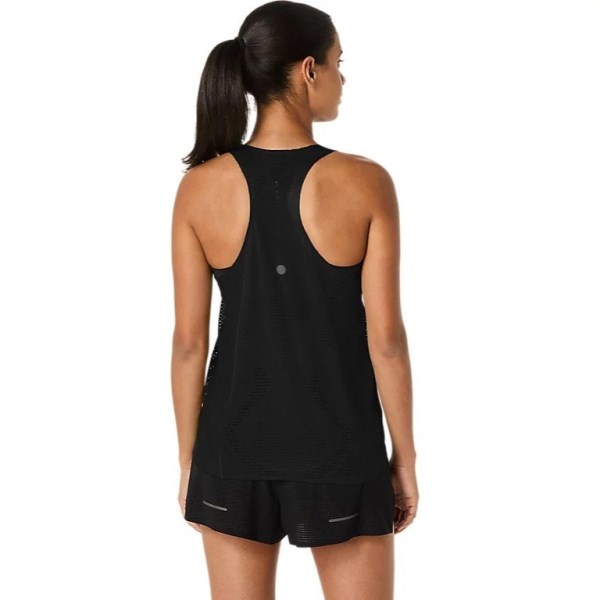 Asics Metarun Tank - Womens Running Clothing - Performance Black