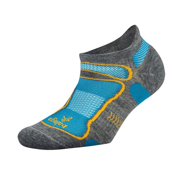 Balega Ultra Light No Show Running Socks - Mid Grey