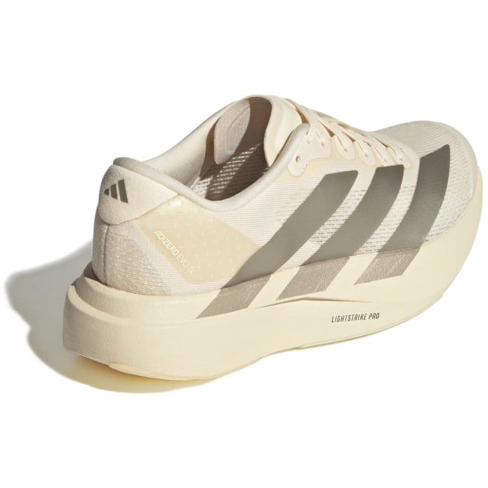 Adidas Adizero Evo SL - Womens Running Shoes - Wonder White/Cyber Metallic/Warm Vanilla
