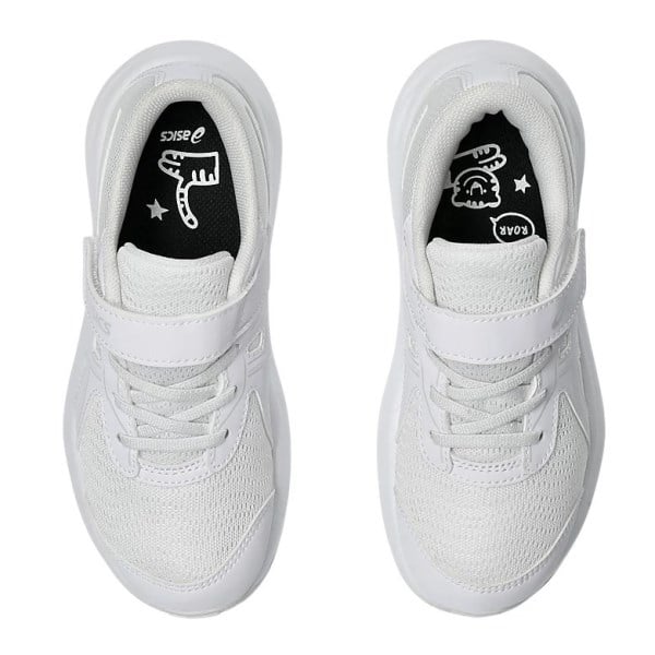 Asics Contend 9 PS - Kids Running Shoes - White/Glacier Grey